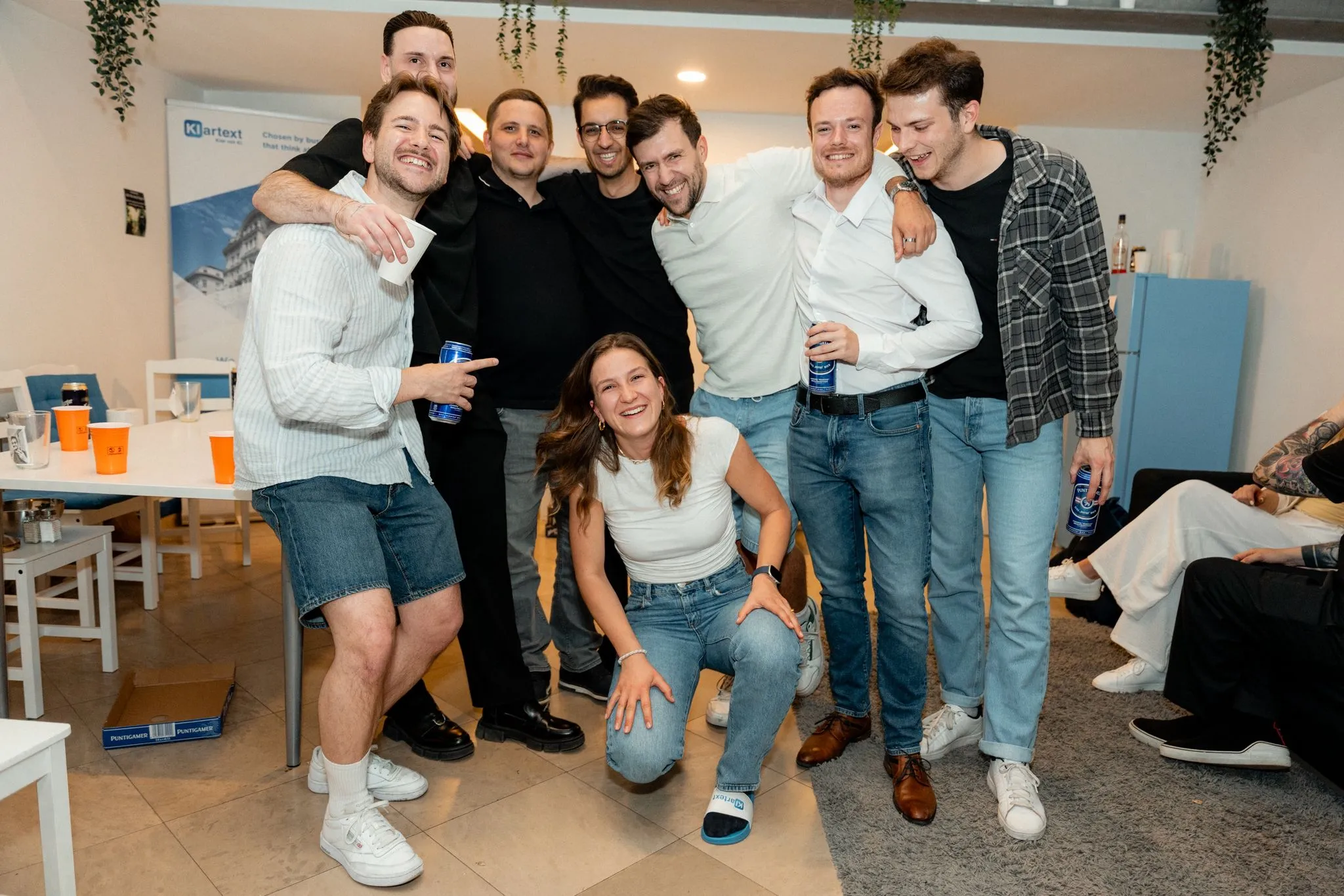 The Klartext AI team in the Vienna office