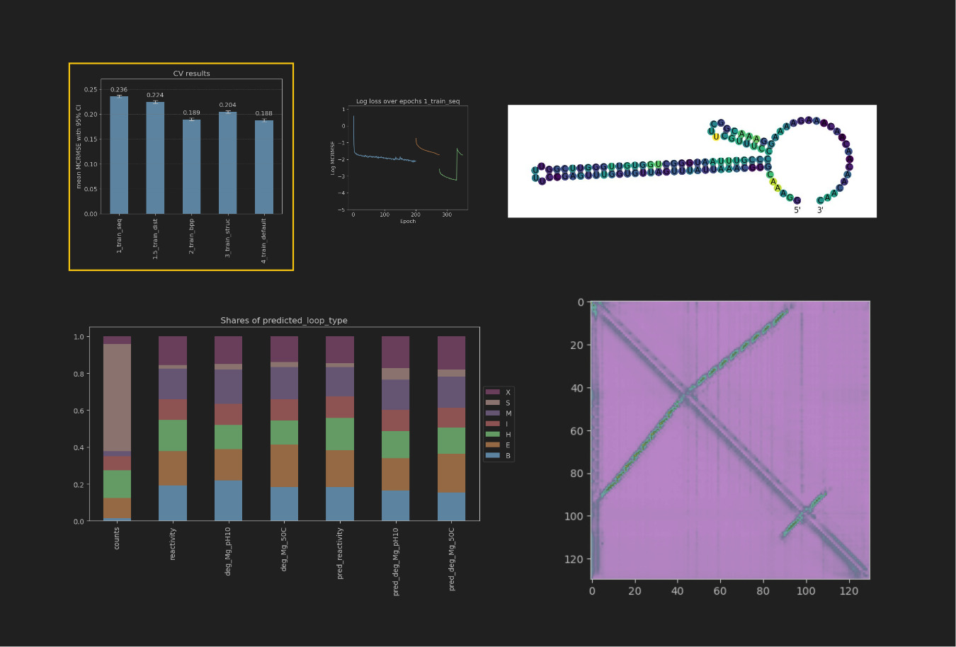 mRNA degradation prediction project overview